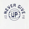 Boy's white slogan T-shirt
