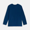 Boy's navy blue slogan T-shirt