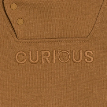 سويت شيرت ميلتون بغطاء رأس باللون البني للأولاد الصغار