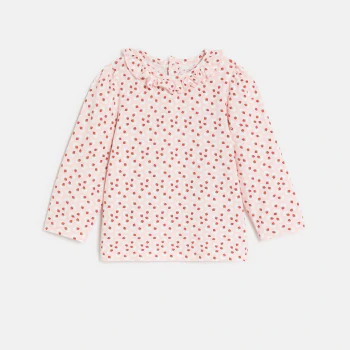Baby girl's floral cotton blouse