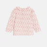 Baby girl's floral cotton blouse