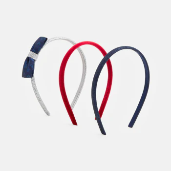 Girl's fine headband (set of 3)