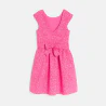 Girl's elegant pink sleeveless dress
