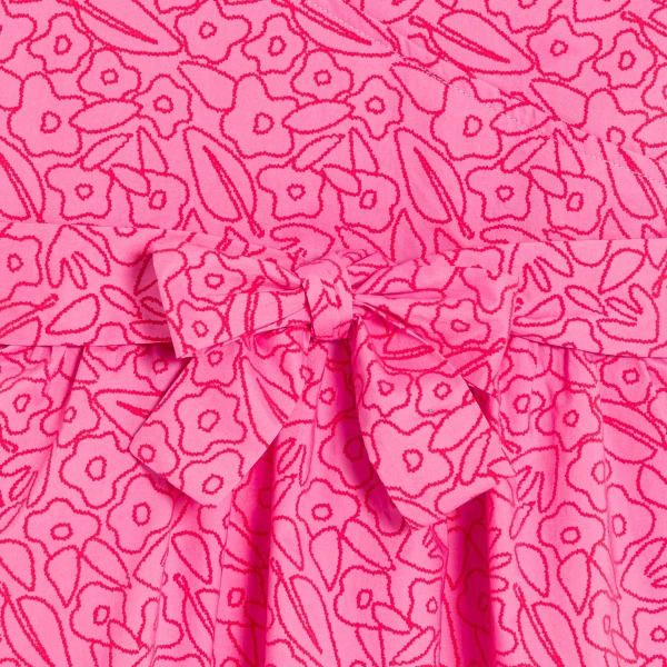 فستان أنيق بدون أكمام باللون الوردي للفتيات فستان أنيق بدون أكمام باللون الوردي للفتيات