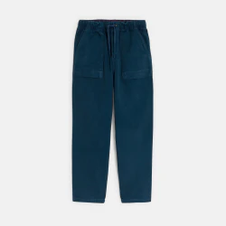 Boy's blue relaxed trousers