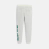 Boy's grey joggers with slogan