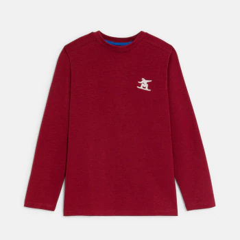Boy's T-shirt with motif front and back
