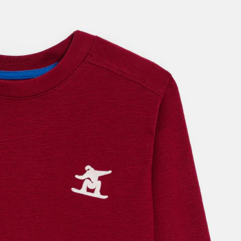 Boy's T-shirt with motif front and back
