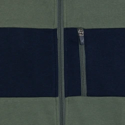 سويت شيرت ثنائي اللون كاكي...