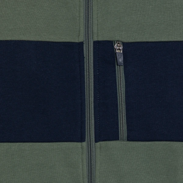 سويت شيرت ثنائي اللون كاكي للأولاد سويت شيرت ثنائي اللون كاكي للأولاد