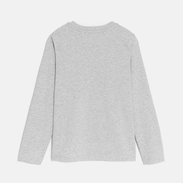 Boy's grey motif T-shirt