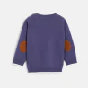 Baby boy's blue knitted jumper