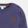Baby boy's blue knitted jumper