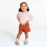 Baby girl's floral cotton blouse