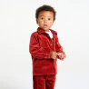 Baby boy's red corduroy shirt