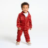 Baby boy's red corduroy shirt