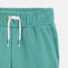 Girl's plain green joggers