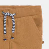 Baby boy's brown fleece joggers