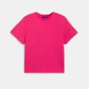 تيشيرت أساسي باللون الوردي الموحد للفتيات تيشيرت أساسي باللون الوردي الموحد للفتيات