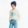 Boy's white bike club T-shirt