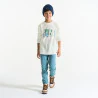 Boy's white bike club T-shirt
