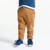 Baby boy's brown fleece joggers