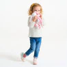 Baby girl's pink nature print T-shirt